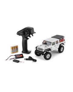 SCX24 Jeep Gladiator 4WD Rock Crawler RTR, White
