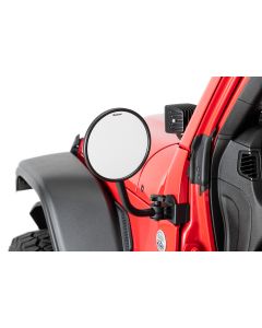 Quadratec Quick Release Mirrors with Round Head for 18-23 Jeep Wrangler JL & Gladiator JT