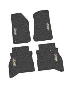 20-24 Jeep Gladiator Front and RearTire Tread/Scorched Earth Scene w/ JEEP Insert - Black w/ Tan Insert