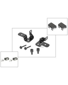 Quadratec  Ultimate Windshield Light Pod Combo for 18-23 Jeep Wrangler JL & Gladiator JT