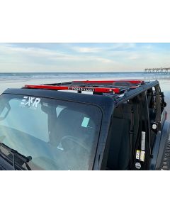 Exposed Racks  Under Soft Top Roof Rack for 18-20 Jeep Wrangler Unlimited JL 4-Door