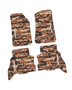 21-24 Jeep 4xe Front and RearTire Tread/Scorched Earth Scene w/ Rubicon Insert - Cyberflage w/ White Insert