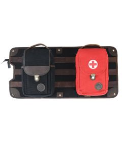 Overland Outfitters  Tailgate Panel with Bags & First Aid Bag  for 07-18 Jeep Wrangler JK 