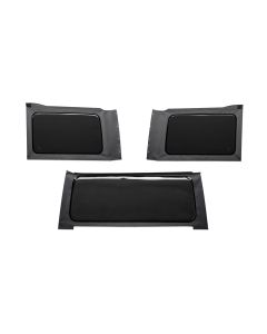 OE JL Replacement Windows - Jeep 2018-23 Wrangler JL (4-Door; Black Vinyl; Tinted)