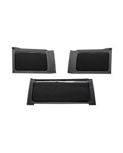 OE JL Replacement Windows - Jeep 2018-23 Wrangler JL (4-Door; Black Vinyl; Tinted)