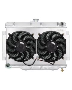 Cold Case MOJ990AK Aluminum Performance Radiator with Dual 12" Fan Kit for 70-85 Jeep CJ5 & CJ7 