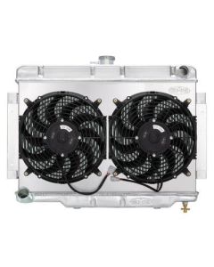 Cold Case MOJ990AK Aluminum Performance Radiator with Dual 12" Fan Kit for 70-85 Jeep CJ5 & CJ7 