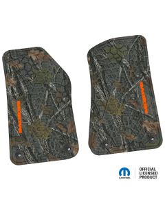 18-24 Jeep JL 2 Dr/Gladiator Front -Tire Tread/Scorched Earth Scene w/ Mojave Insert - Rugged Woods w/ Orange insert