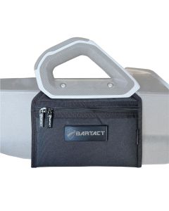 Bronco Console Organizer Pouch for Ford Bronco 2021-25 Center Console Passenger Side Lower Area Bartact BLACK / GREY LOGO