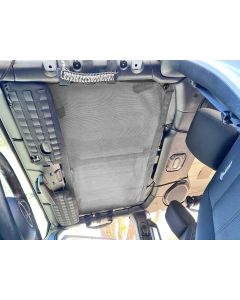 Rear Sun Shade for Jeep Wrangler JL Top 2018-25 | Bartact - GREY