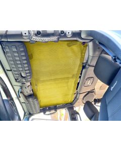 Rear Sun Shade for Jeep Wrangler JL Top 2018-25 | Bartact - YELLOW