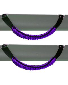 Bronco Paracord Grab Handles Custom for Ford Bronco Full-Size 2021 2022 2023 2024 2025 (Pair of 2) Bartact / PURPLE