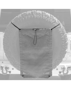 Spare Tire Trash Bag & Pet Divider Pat Pend for Jeep Wrangler, Gladiator, Ford Bronco, etc Bartact - GREY