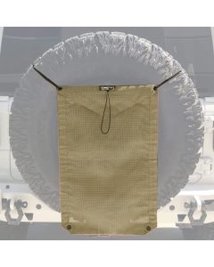 Spare Tire Trash Bag & Pet Divider Pat Pend for Jeep Wrangler, Gladiator, Ford Bronco, etc Bartact - TAN