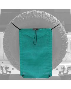 Spare Tire Trash Bag & Pet Divider Pat Pend for Jeep Wrangler, Gladiator, Ford Bronco, etc Bartact - TEAL