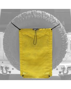 Spare Tire Trash Bag & Pet Divider Pat Pend for Jeep Wrangler, Gladiator, Ford Bronco, etc Bartact - YELLOW