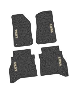 20-24 Jeep Gladiator Front and RearTire Tread/Scorched Earth Scene w/ Willys Insert - Black w/ Tan Insert