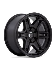 D836 SLAYER MATTE BLACK 17X8.5 5X127 4.16 BS -15mm OS
