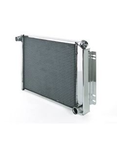 Be Cool 61027 Polished  Aluminum Radiator for 72-86 Jeep CJ-5, CJ-6, CJ-7 & CJ-8 with Manual Transmission