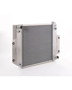 Be Cool 61007 Polished Aluminum Radiator for 87-95 Jeep Wrangler YJ with Manual Transmission & Non-LT1 Engine