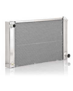 Be Cool 63027 Polished Aluminum Radiator for 72-86 Jeep CJ-5, CJ-6, CJ-7 & CJ-8 with Automatic Transmission