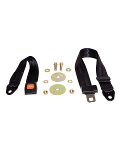 Crown Automotive BELT1B Rear 2-Point Non-Retractable Seat Belt  for 76-95 Jeep CJ and Wrangler YJ 