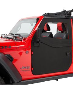 Bestop  2-Piece Fabric Doors  for 18-25 Jeep Wrangler JL 2-Door & Gladiator JT