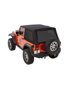 Bestop  Trektop NX Glide Twill Soft Top  for 07-18 Jeep Wrangler JK 2 Door