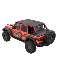 Bestop  Header Extended Safari Bikini Top for 18-25 Jeep Wrangler JL Unlimited 4-Door