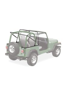Bestop  Supertop Complete Soft Top Kit with Tinted Windows for 76-95 Jeep CJ7 and YJ equipped with Full Steel Doors