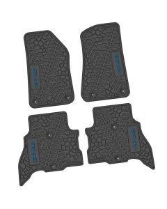 21-24 Jeep 4xe Front and RearTire Tread/Scorched Earth Scene w/ 4xe Insert - Black w/ Dark Blue Insert