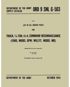 Bishko Automotive Literature  Factory Authorized Parts Catalog for 41-73 Vintage Jeeps