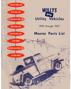 PARTS CATALOG 52-57 ALL MODEL JEEPS