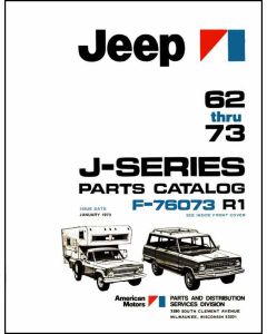 PARTS CATALOG 62-73 J SERIES