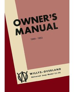 OWNERS MANUAL 1949 53  CJ3A
