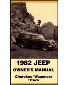 OWNERS MANUAL 1982 CHEROKEE WAGONEER