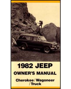 OWNERS MANUAL 1982 CHEROKEE WAGONEER