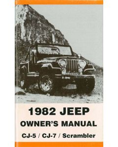 OWNERS MANUAL 1982 CJ5 CJ7 CJ8