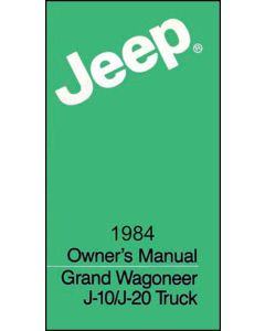 OWNERS MANUAL 1984 GRAND WAGONEER
