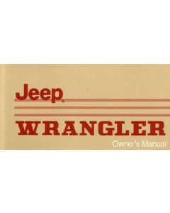 OWNERS MANUAL 1988 WRANGLER YJ
