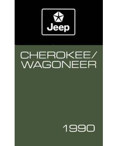 OWNERS MANUAL 1990 CHEROKEE WAGONEER