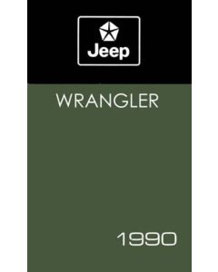 OWNERS MANUAL 1990 WRANGLER