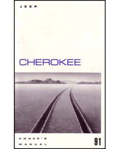 OWNERS MANUAL 1991 CHEROKEE