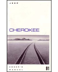 OWNERS MANUAL 1991 CHEROKEE