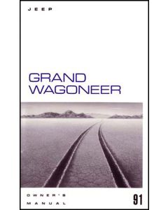OWNERS MANUAL 1991 GRAND WAGONEER