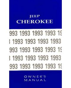 OWNERS MANUAL 1993 CHEROKEE