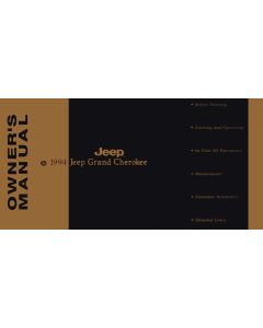 OWNERS MANUAL 1994 GRAND CHEROKEE