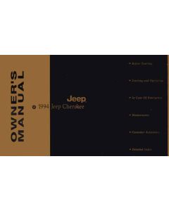 OWNERS MANUAL 1994 CHEROKEE