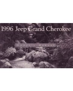 OWNERS MANUAL 1996 GRAND CHEROKEE