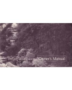 OWNERS MANUAL 1997 GRAND CHEROKEE